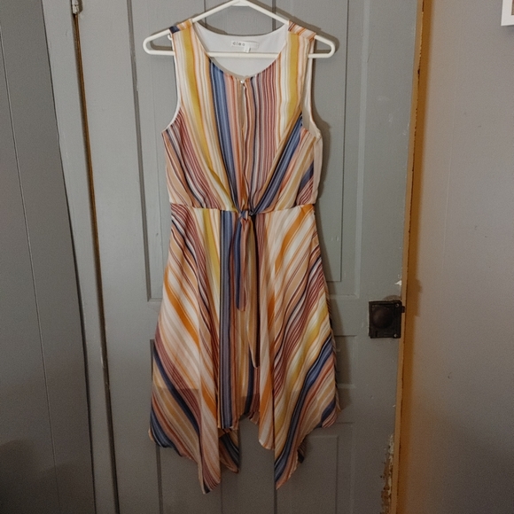 2/$50 Cleo Multi Coloured Midi Summer dress - Picture 5 of 8
